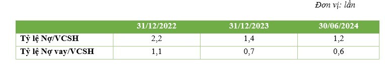 Tỷ lệ đòn bẩy duy trì ở mức tích cực