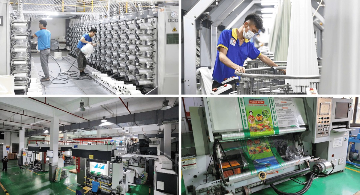 Sản phẩm bao bì Thuận Đức được sản xuất trong quy trình nghiêm ngặt, đạt các tiêu chuẩn quốc tế (ISO, SEDEX, BSCI, GRS) với dây chuyền sản xuất khép kín tự động, công nghệ cắt may, in – tráng ghép hiện đại.