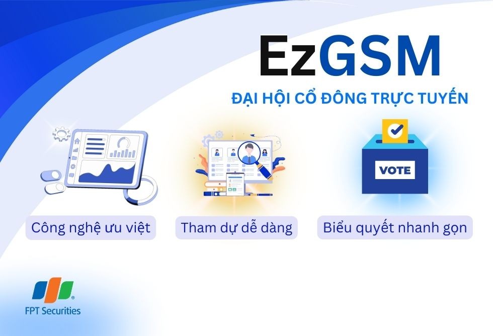 Mùa đại hội năm nay, giải pháp EzGSM đã được kiểm chứng tại nhiều doanh nghiệp có quy mô hàng chục nghìn, hàng trăm nghìn cổ đông như Hòa Phát, Kinh Bắc, Petrolimex, Gelex Mùa đại hội năm nay, giải pháp EzGSM đã được kiểm chứng tại nhiều doanh nghiệp có quy mô hàng chục nghìn, hàng trăm nghìn cổ đông như Hòa Phát, Kinh Bắc, Petrolimex, Gelex