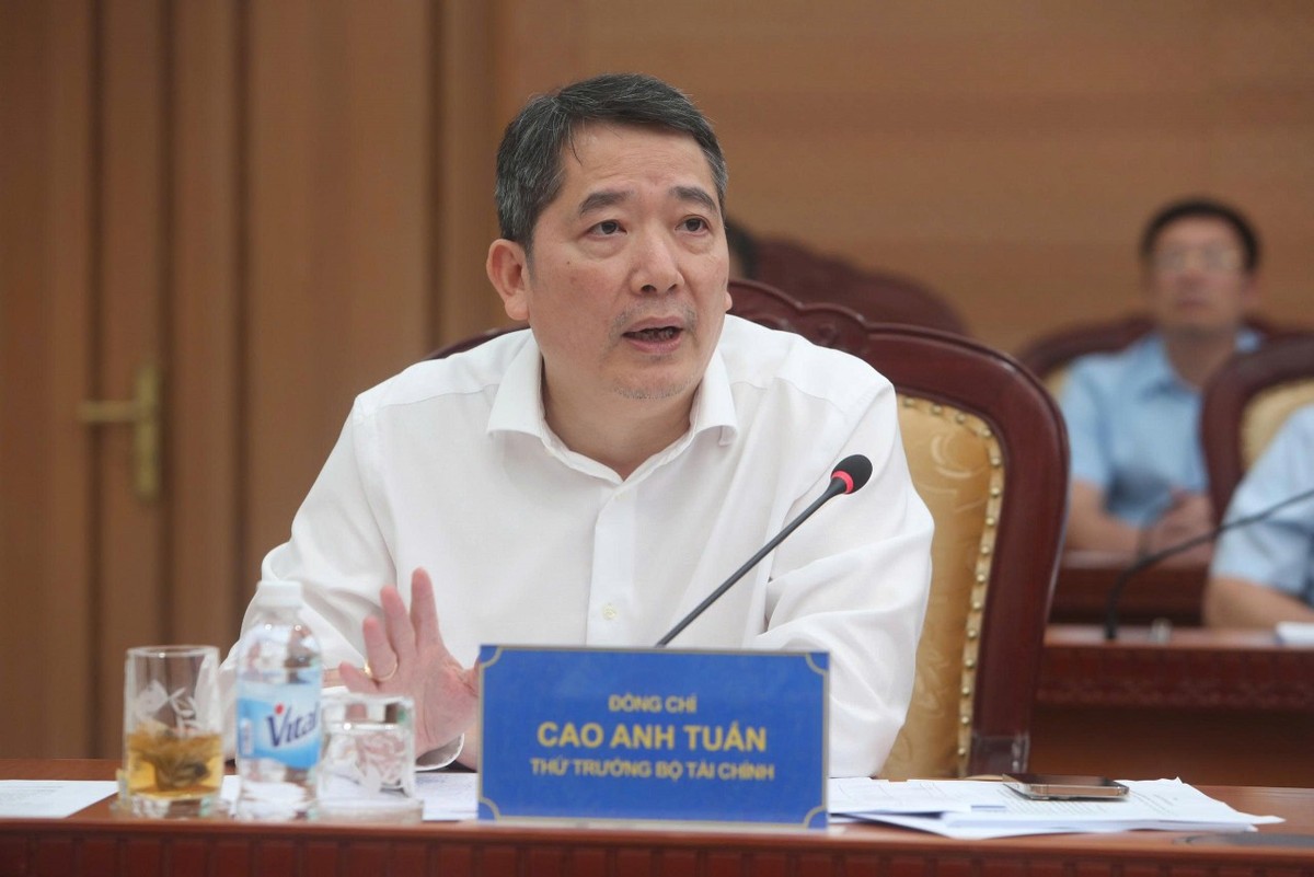 Thứ trưởng Bộ Tài chính Cao Anh Tuấn. Ảnh: Đức Minh