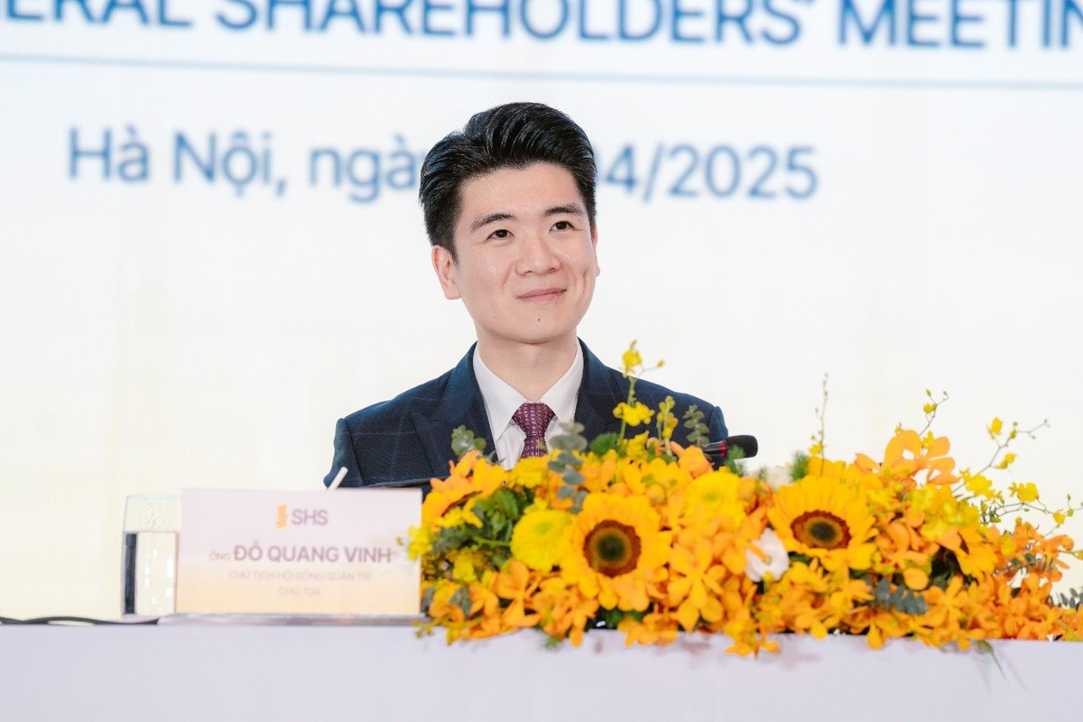 Ông Đỗ Quang Vinh - Chủ tịch HĐQT SHS. Ông Đỗ Quang Vinh - Chủ tịch HĐQT SHS.