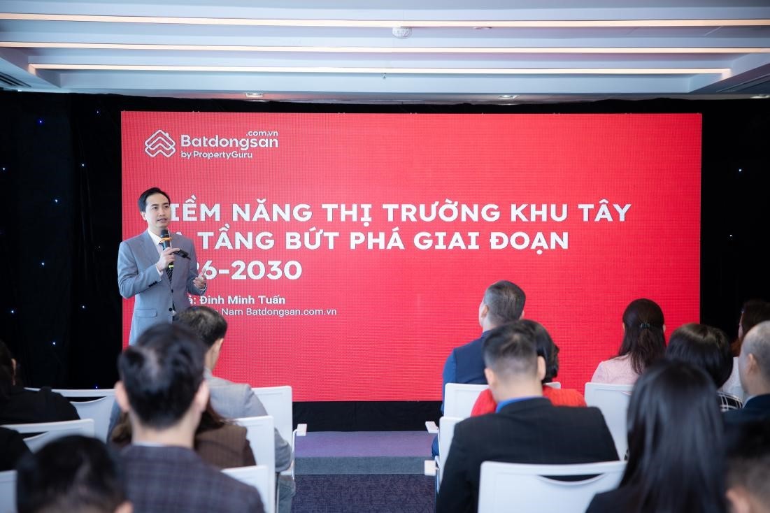 Ông Đinh Minh Tuấn phân tích tiềm năng tăng trưởng bất động sản khu Tây TP.HCM