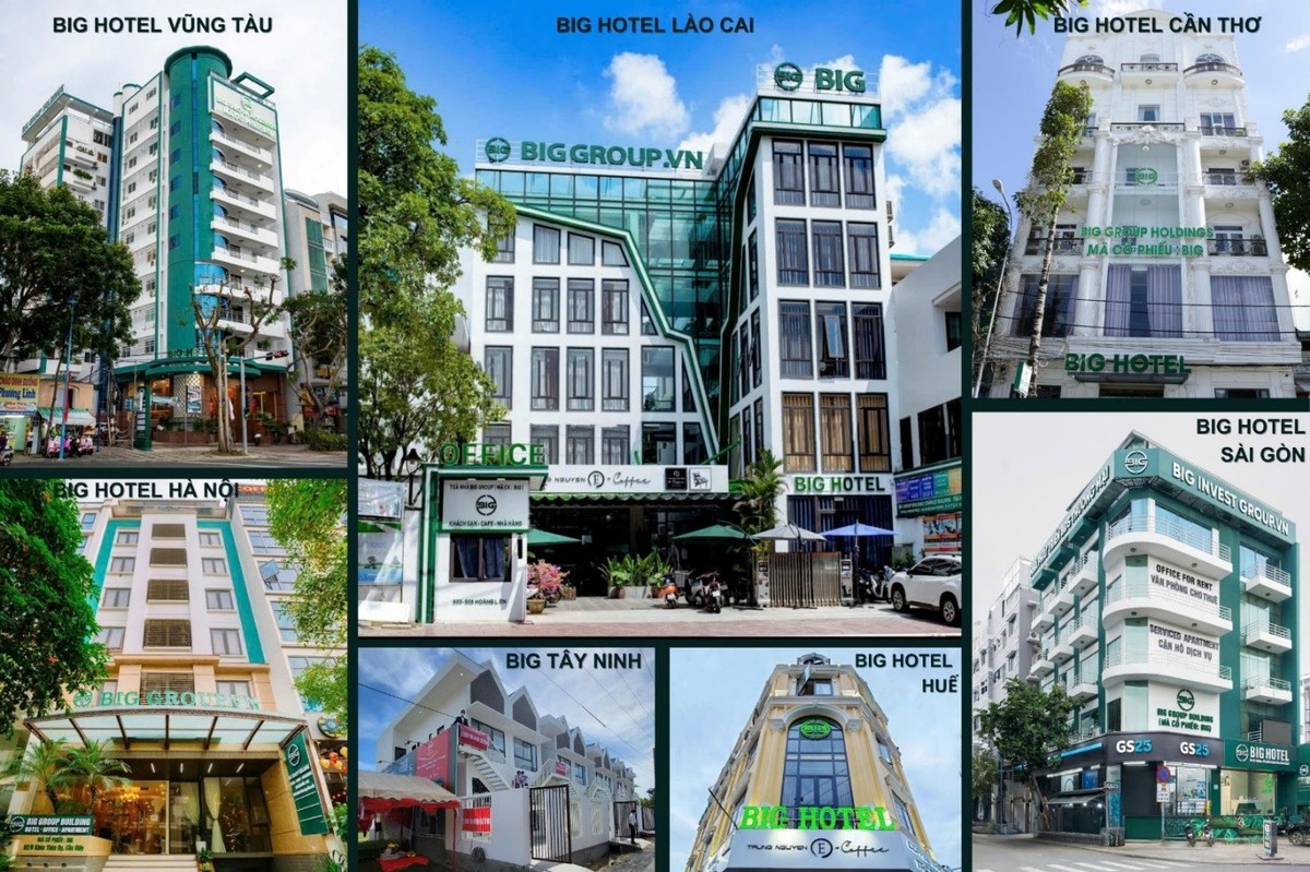 Hệ thống khách sạn Big Group Holdings trên toàn quốc