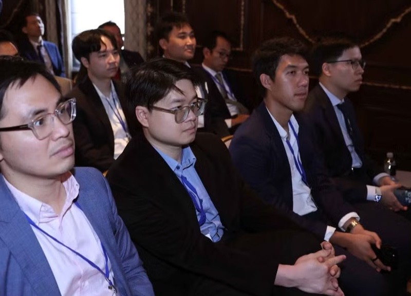 Các đại biểu tham dự buổi gặp gỡ. (Ảnh: Thống Nhất/TTXVN)