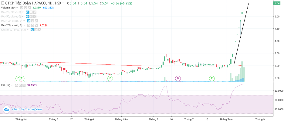 HAP tăng trần 9 phiên liên tiếp:  Giới đầu tư đang phản ứng thái quá? ảnh 1