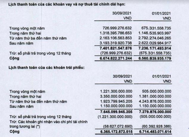 CII tiếp tục chịu áp lực trả nợ vay trong vòng 1 năm tới