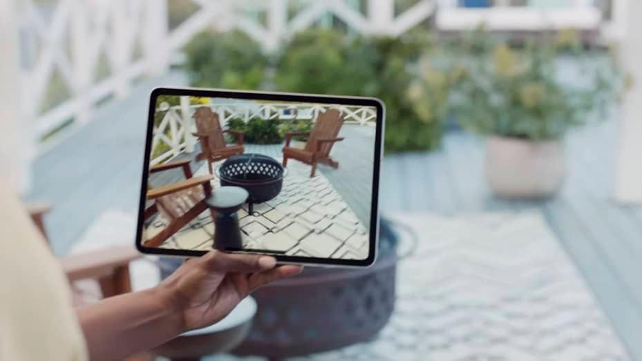 Thực tế ảo tăng cường (AR). (Nguồn: Apple)