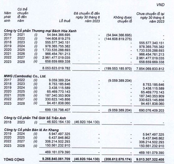 Chuỗi Bách hóa Xanh tiếp tục lỗ