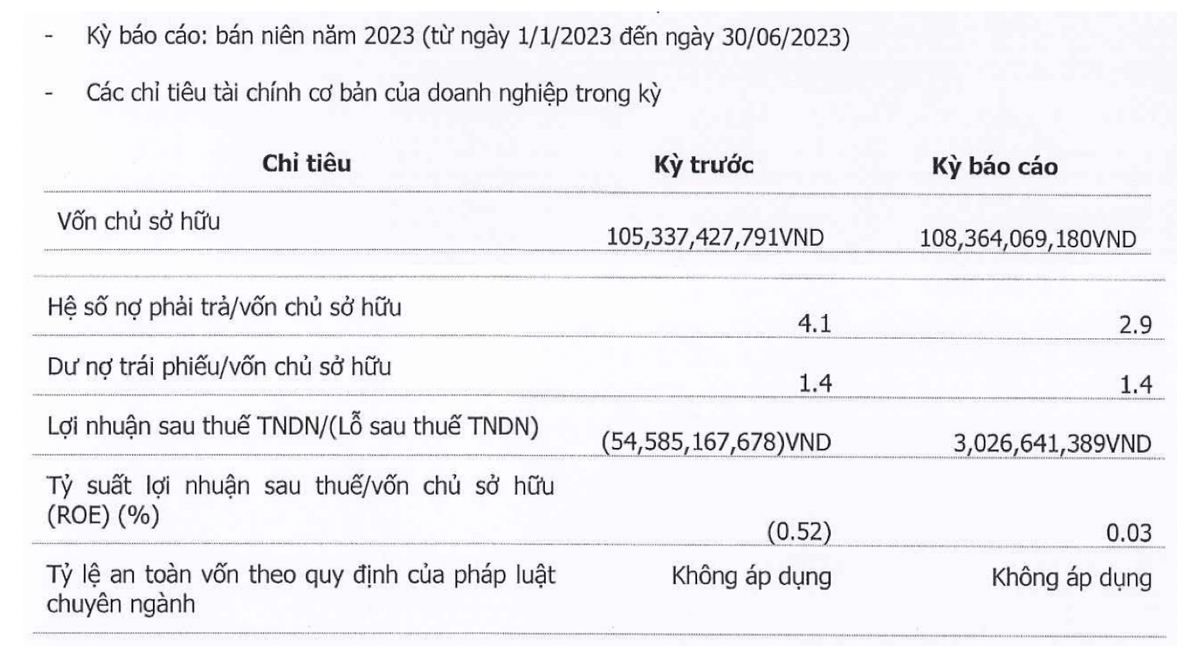 Vua Nệm có lãi trong nửa đầu năm 2023