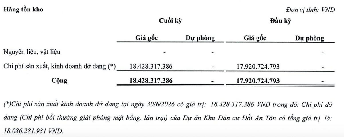 Địa ốc Đà Lạt đã đầu tư 18,09 tỷ đồng vào dự án khu dân cư đồi An Tôn.