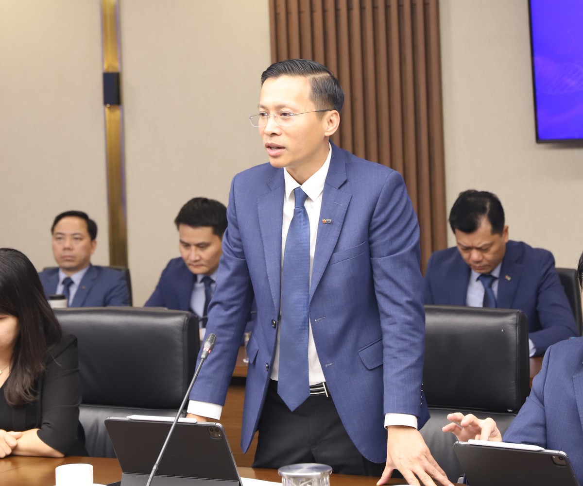 Ông Phạm Như Ánh, Thành viên HĐQT, Tổng giámđốc MB phát biểu tại sự kiện