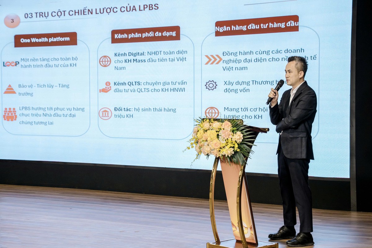 Ông Nguyễn Duy Khoa, Chủ tịch HĐQT LPBS chia sẻ tại sự kiện Ông Nguyễn Duy Khoa, Chủ tịch HĐQT LPBS chia sẻ tại sự kiện