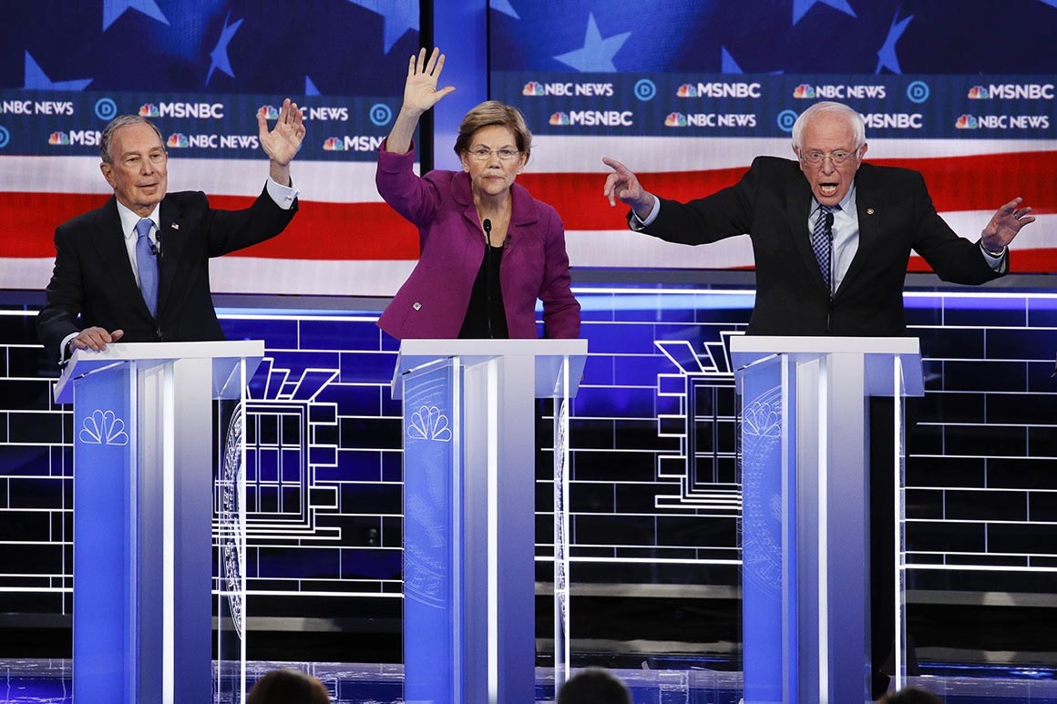 Bị chê không biết cách quản lý, ông Trump mỉa mai màn tranh luận của Bloomberg tại Las Vegas ảnh 1