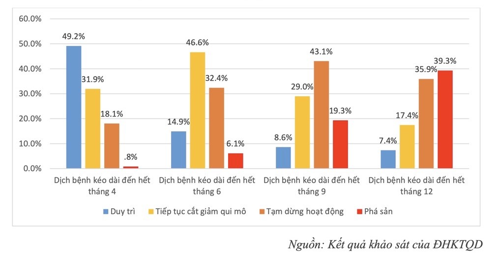 Nếu dịch Covid-19 kéo dài đến tháng 6, chỉ còn 15% doanh nghiệp duy trì được hoạt động ảnh 2