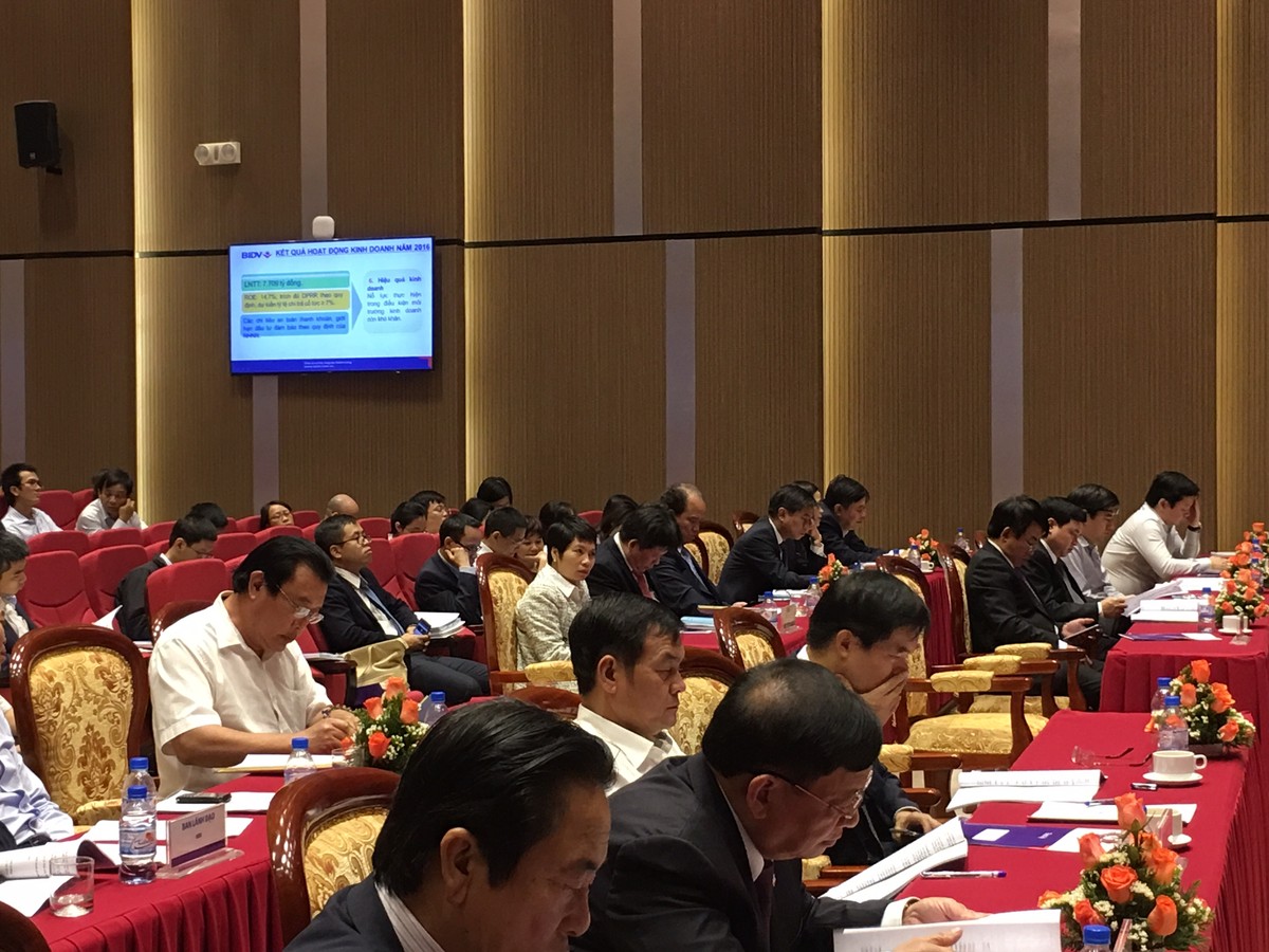 BIDV đặt kế hoạch cổ tức 2017 là 7%, không đổi so với 2016 ảnh 2