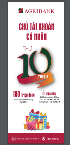 Agribank chào đón chủ tài khoản cá nhân thứ 10 triệu với nhiều giải thưởng hấp dẫn ảnh 1