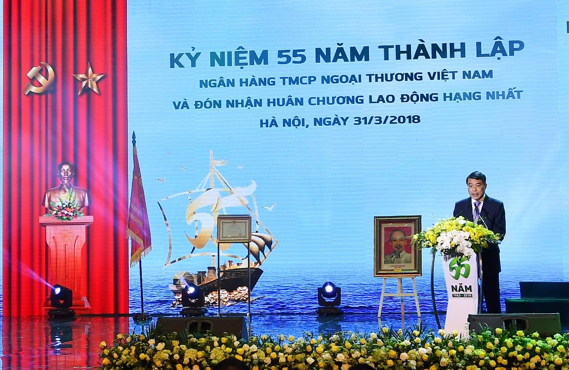 Thống đốc giao 2 nhiệm vụ cho Vietcombank nhân kỷ niệm 55 năm thành lập ảnh 1