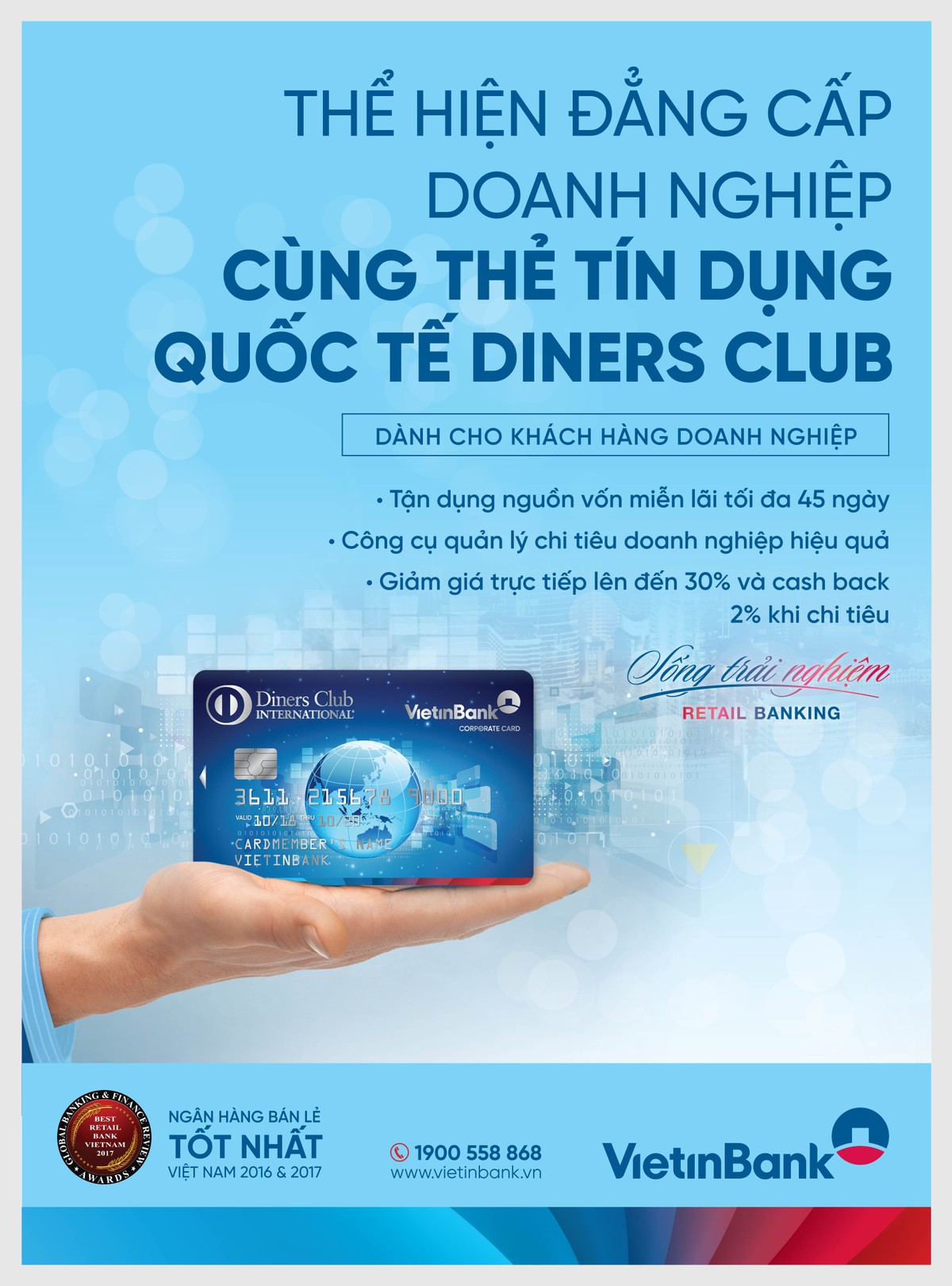 Ngập tràn ưu đãi từ thẻ tín dụng quốc tế VietinBank Diners Club ảnh 1