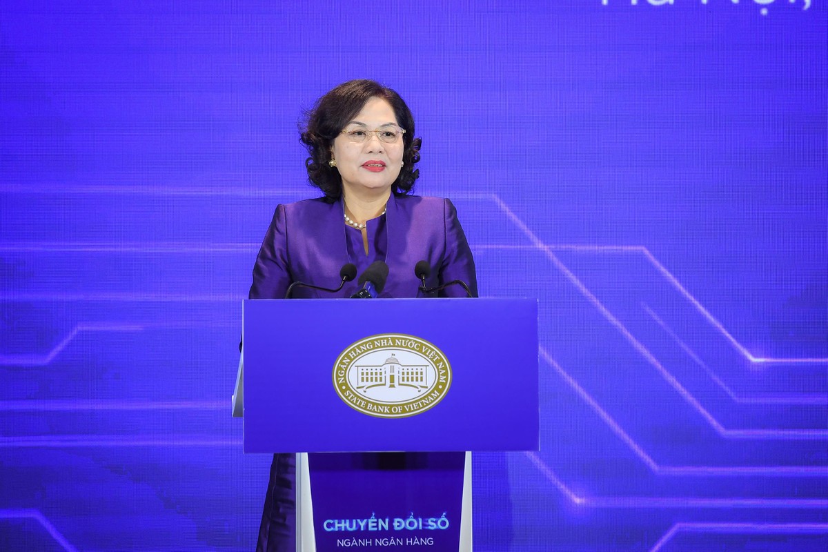 Thống đốc NHNN Việt Nam Nguyễn Thị Hồng phát biểu tại sự kiện Thống đốc NHNN Việt Nam Nguyễn Thị Hồng phát biểu tại sự kiện