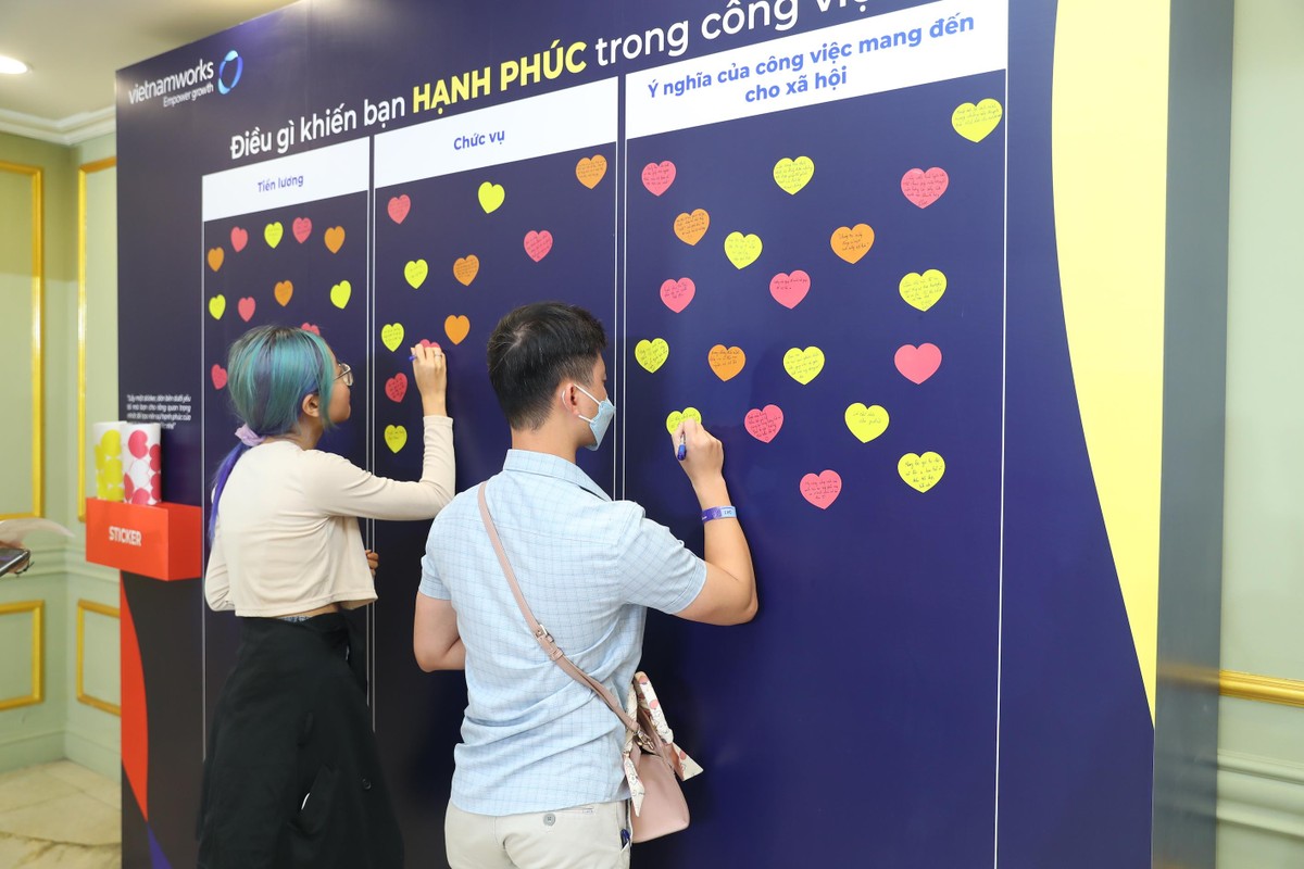 Các bạn trẻ chia sẻ những suy nghĩ về công việc