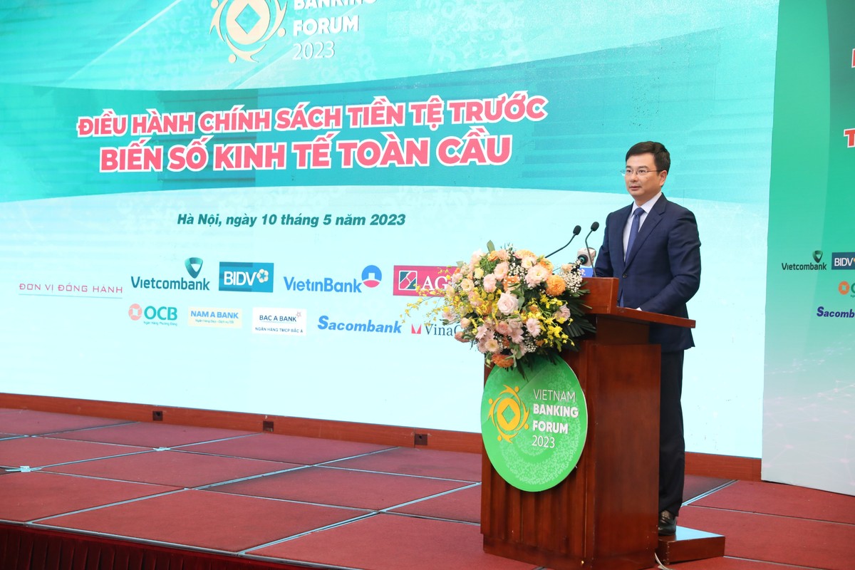 Phó Thống đốc NHNN Phạm Thanh Hà phát biểu tại Diễn đàn