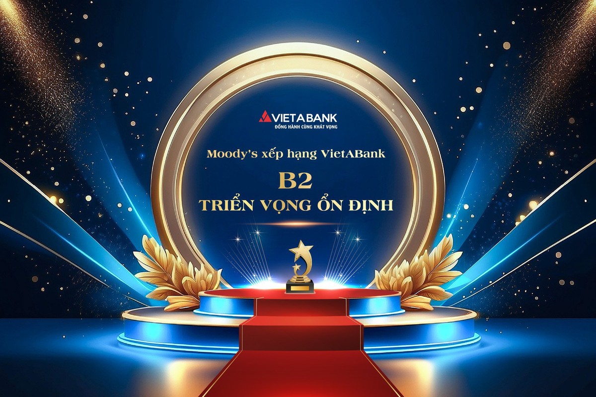 Moody’s xếp hạng tín nhiệm B2, triển vọng ổn định cho VietABank