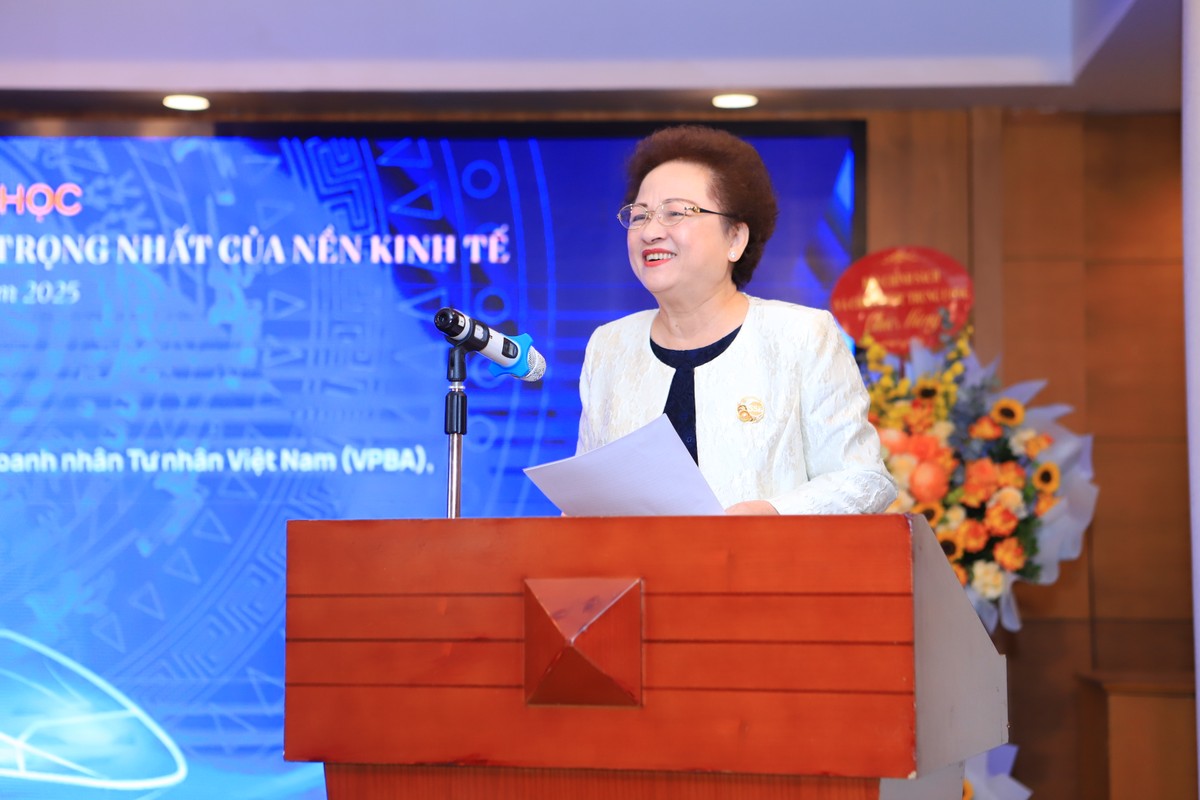 Bà Nguyễn Thị Nga, Phó chủ tịch thường trực Hội Doanh nhân tư nhân Việt Nam, Chủ tịch Tập đoàn BRG