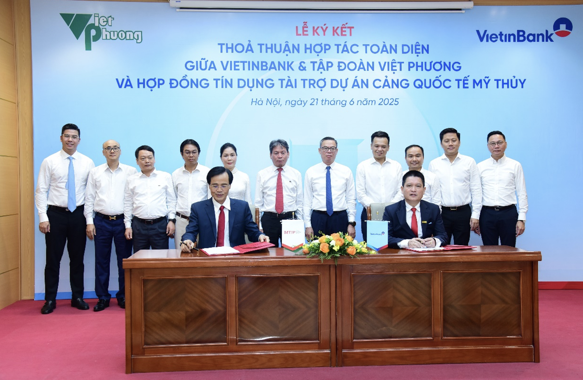 VietinBank ký kết hợp đồng tín dụng tài trợ dự án Cảng Quốc tế Mỹ Thủy