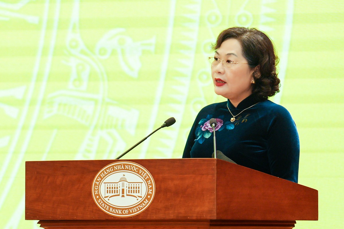 Thống đốc NHNN Nguyễn Thị Hồng phát biểu tại Sự kiện Thống đốc NHNN Nguyễn Thị Hồng phát biểu tại Sự kiện