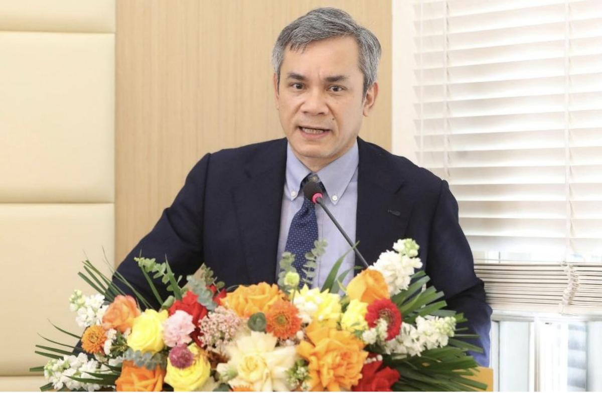 Ông Nguyễn Hữu Hiệu, Tổng giám đốc FiinGroup phát biểu tại buổi lễ