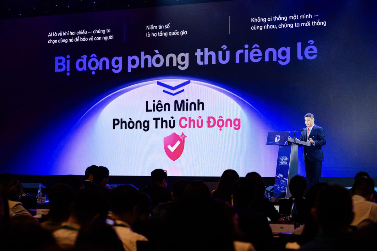 MoMo giới thiệu mô hình Nền tảng liên minh phòng thủ chủ động tại Hội thảo.