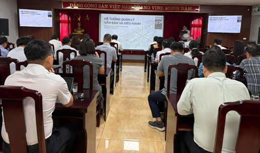 Toàn cảnh Hội nghị đào tạo ứng dụng phần mềm quản lý công việc và điều hành của VAMC diễn ra ngày 19/6 Toàn cảnh Hội nghị đào tạo ứng dụng phần mềm quản lý công việc và điều hành của VAMC diễn ra ngày 19/6