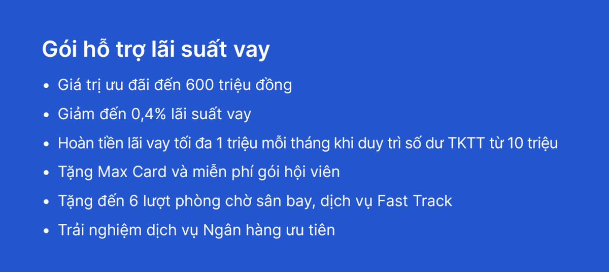 Một số quyền lợi tiêu biểu của VIB Up. Mức ưu đãi tối đa áp dụng theo điều kiện từng gói.