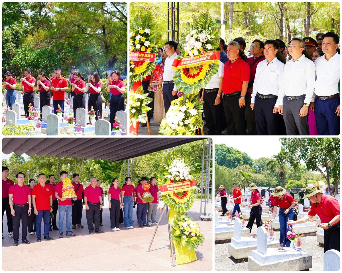 Đoàn công tác VPMT thành kính dâng hoa, dâng hương tại Nghĩa trang Liệt sĩ quốc gia Trường Sơn, Nghĩa trang Liệt sĩ quốc gia Đường 9 và Khu di tích quốc gia đặc biệt Thành cổ Quảng Trị