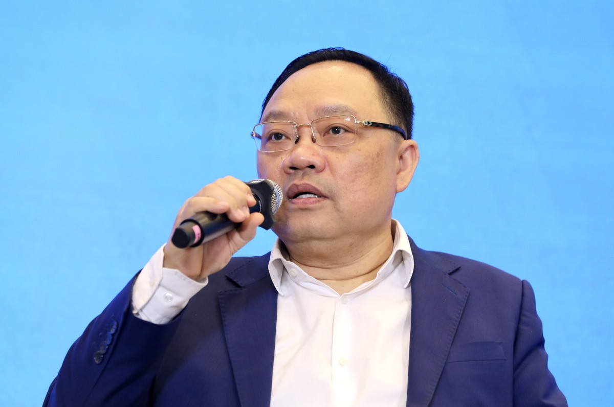 Ông Phạm Anh Tuấn, Vụ trưởng Vụ Thanh toán, Ngân hàng Nhà nước trao đổi tại Sự kiện Ông Phạm Anh Tuấn, Vụ trưởng Vụ Thanh toán, Ngân hàng Nhà nước trao đổi tại Sự kiện