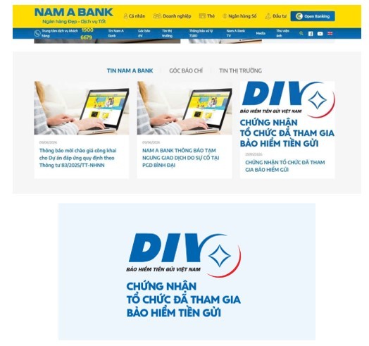 Biểu tượng tham gia BHTG (phiên bản điện tử) tại các kênh số của tổ chức tín dụng Biểu tượng tham gia BHTG (phiên bản điện tử) tại các kênh số của tổ chức tín dụng