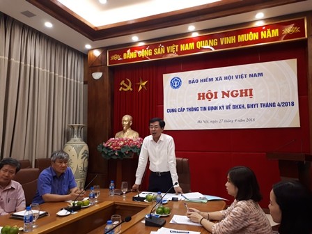 Hội nghị cung cấp thông tin định kỳ về BHXH, BHYT tháng 4/2018 ảnh 1 Hội nghị cung cấp thông tin định kỳ về BHXH, BHYT tháng 4/2018 ảnh 1