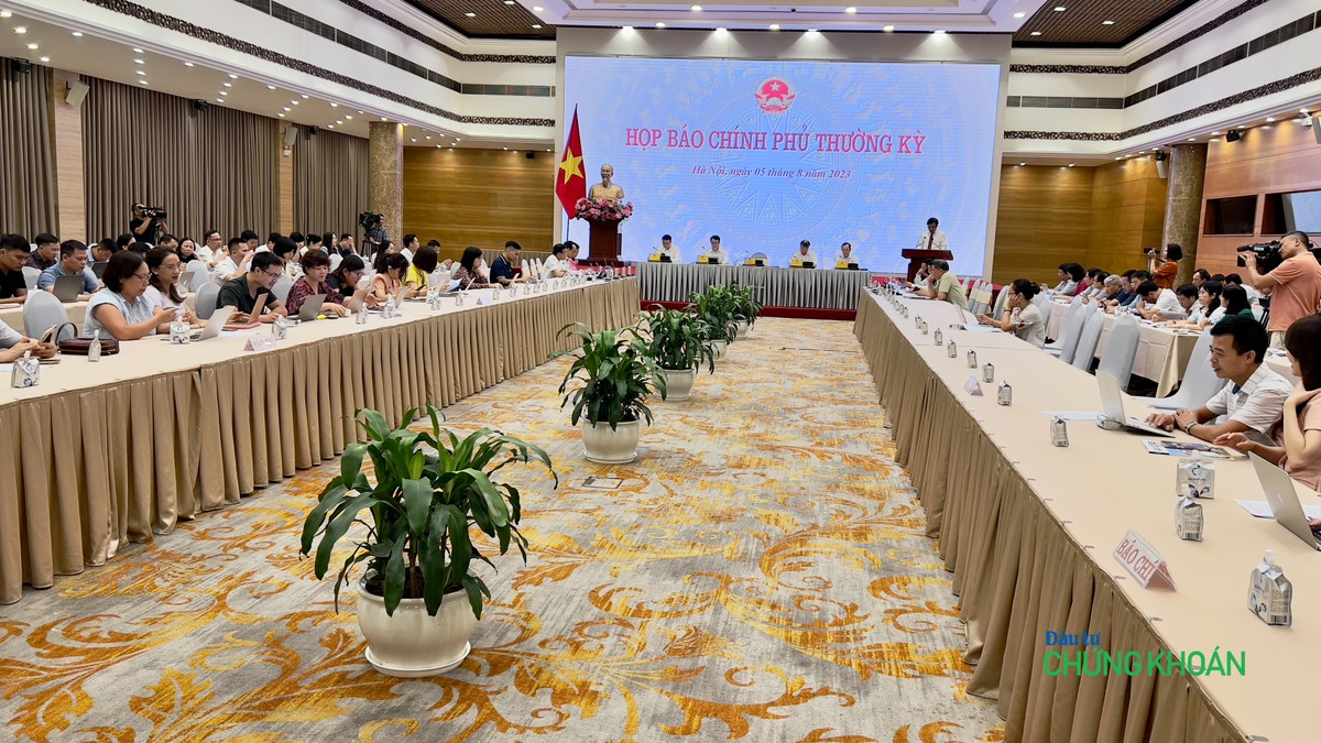 Toàn cảnh Họp báo Chính phủ tháng 7/2023