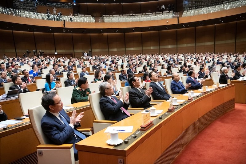 Các đại biểu tham dự Phiên khai mạc Kỳ họp thứ 6, Quốc hội khóa XV. Các đại biểu tham dự Phiên khai mạc Kỳ họp thứ 6, Quốc hội khóa XV.