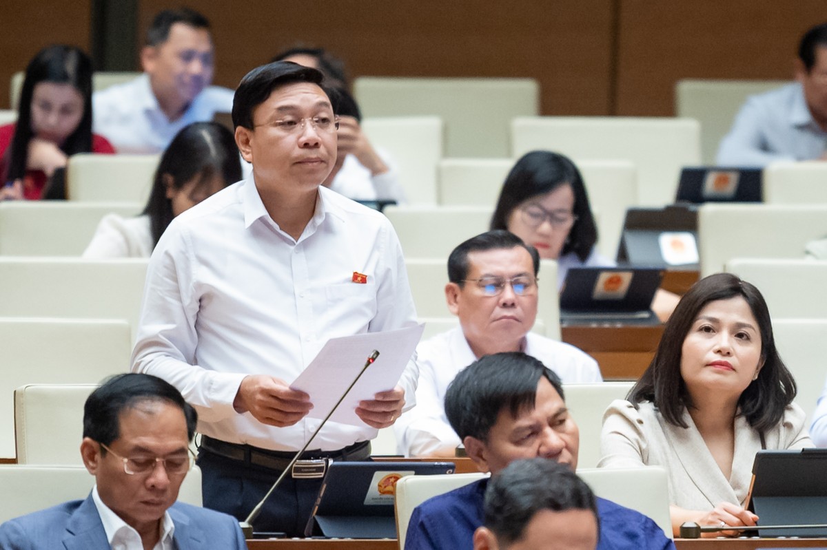 Đại biểu Nguyễn Văn Mạnh (đoàn Vĩnh Phúc)