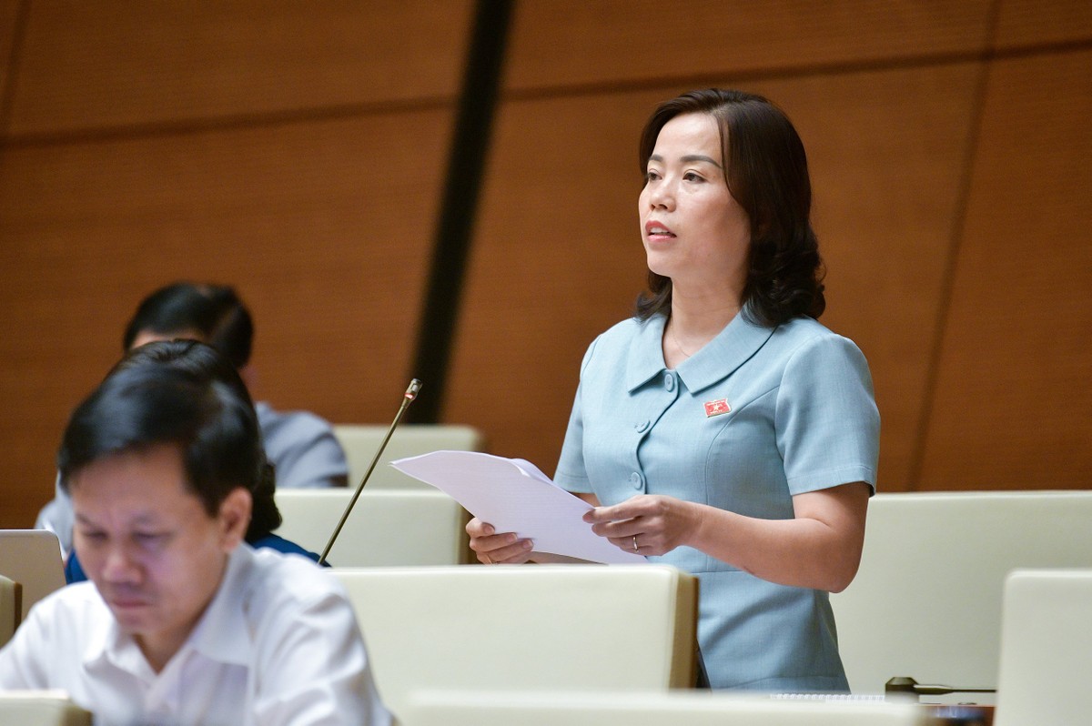 Đại biểu Lý Thị Lan (đoàn Hà Giang) Đại biểu Lý Thị Lan (đoàn Hà Giang)