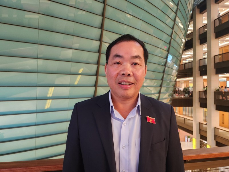 Đại biểu Nguyễn Quang Huân (Ảnh: M.Minh)