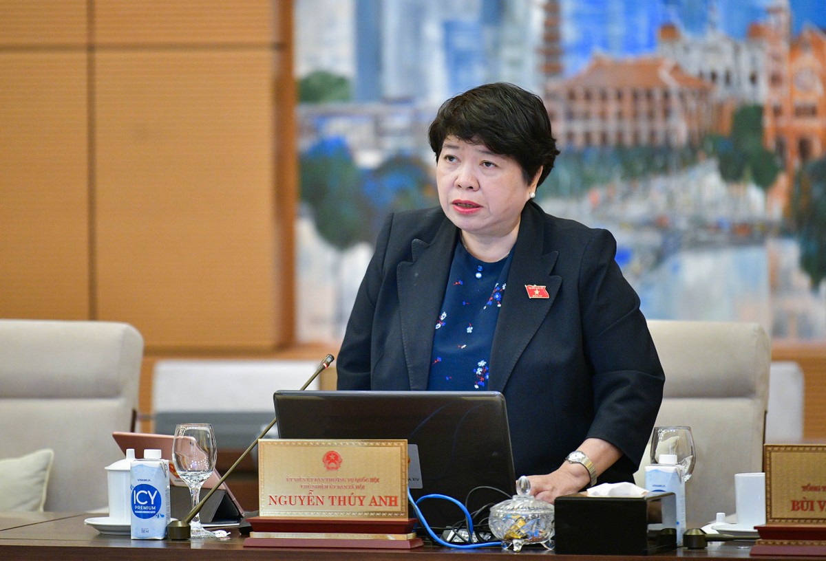 Bà Nguyễn Thúy Anh - Chủ nhiệm Ủy ban Xã hội của Quốc hội