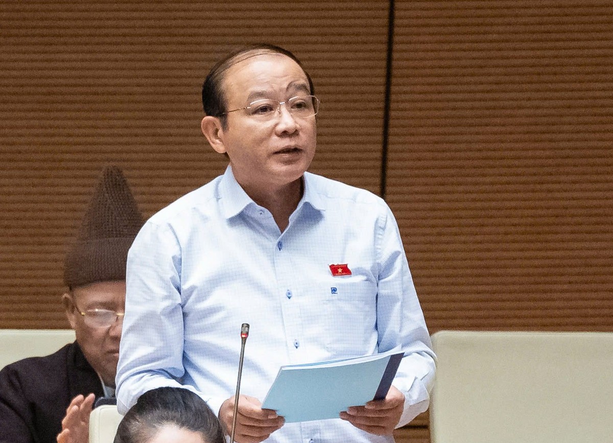 Đại biểu Lã Thanh Tân (đoàn Hải Phòng)