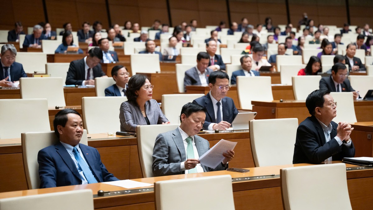 Quốc hội nghe tiếp thu giải trình dự án Luật Dữ liệu chiều 30/11