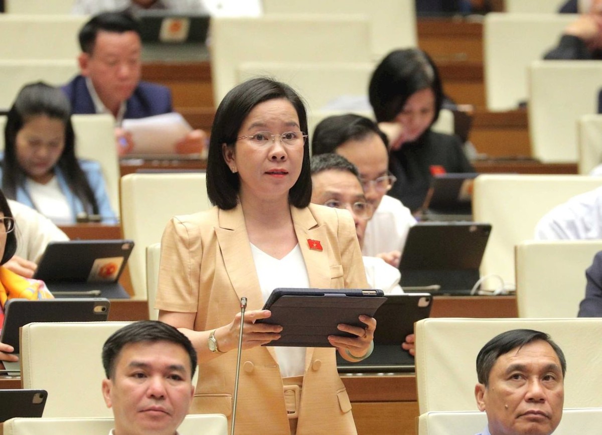 Đại biểu Hà Hồng Hạnh (đoàn Khánh Hòa)