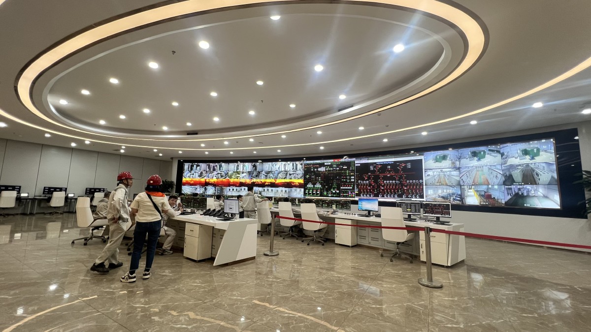 Toàn cảnh Trung tâm điều hành của Nhà máy điện rác Sóc Sơn