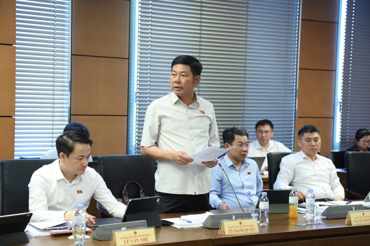 Đại biểu Tô Thành Quyết (đoàn Ninh Bình)