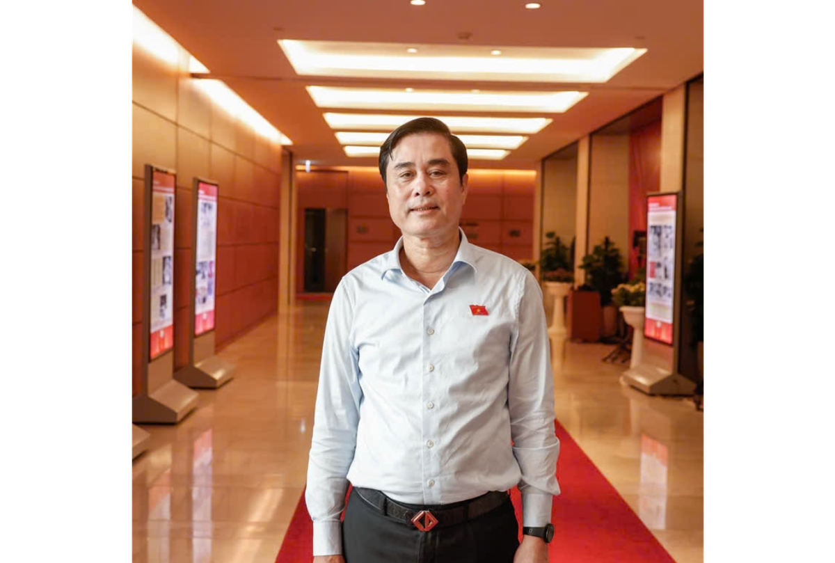 Đại biểu Nguyễn Cao Sơn (đoàn Phú Thọ) - ảnh Hồ Long