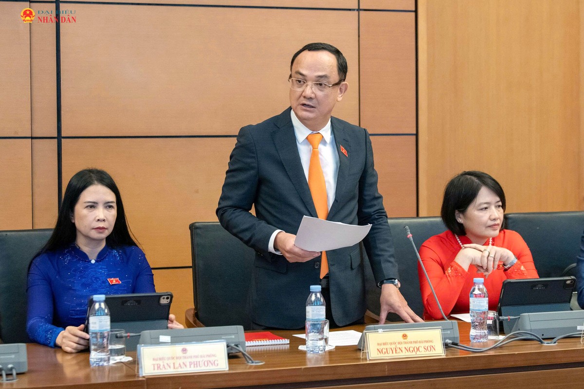 Đại biểu Nguyễn Ngọc Sơn (đoàn Hải Phòng) Đại biểu Nguyễn Ngọc Sơn (đoàn Hải Phòng)